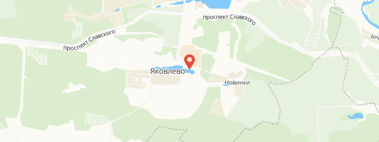 Водоём на карте