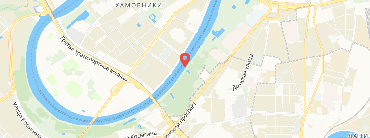 Водоём на карте