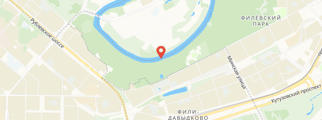 Водоём на карте